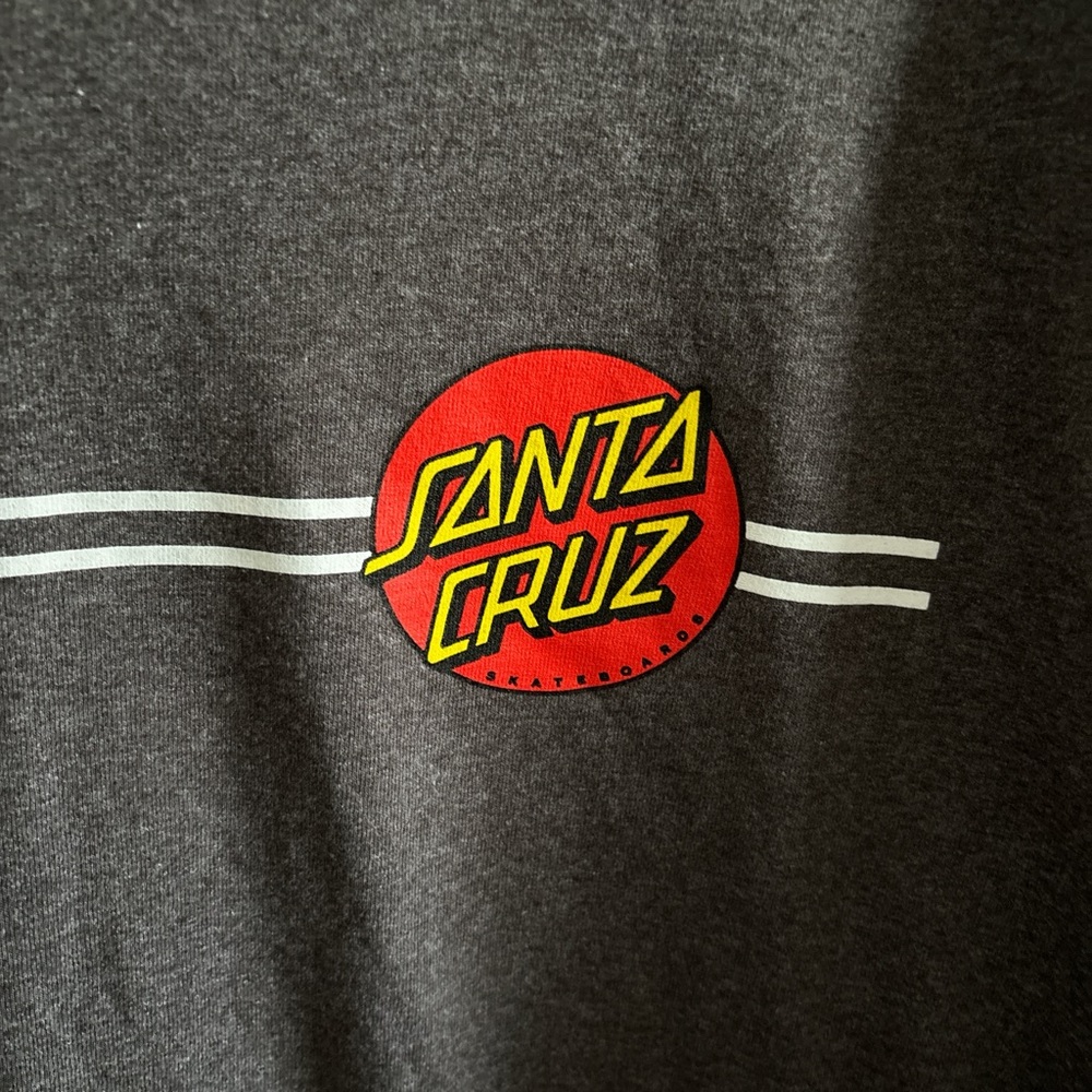 Santa Cruz skateboards Gray T-Shirt size L - Picture 5 of 8